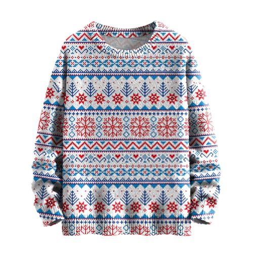 Nantdog Prime Xmas Santa Crew Neck Sweater Women X-Large