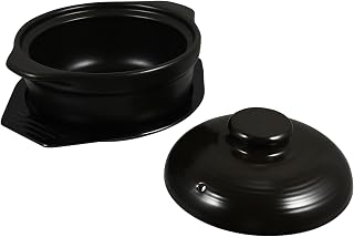 Ceramic Casserole Pot with Lid and Tray Stew Saucepan for Home Cooking Heat-resistant Unglazed Clay Stockpot with Vent for Even Heat Absorption and Easy Cleaning