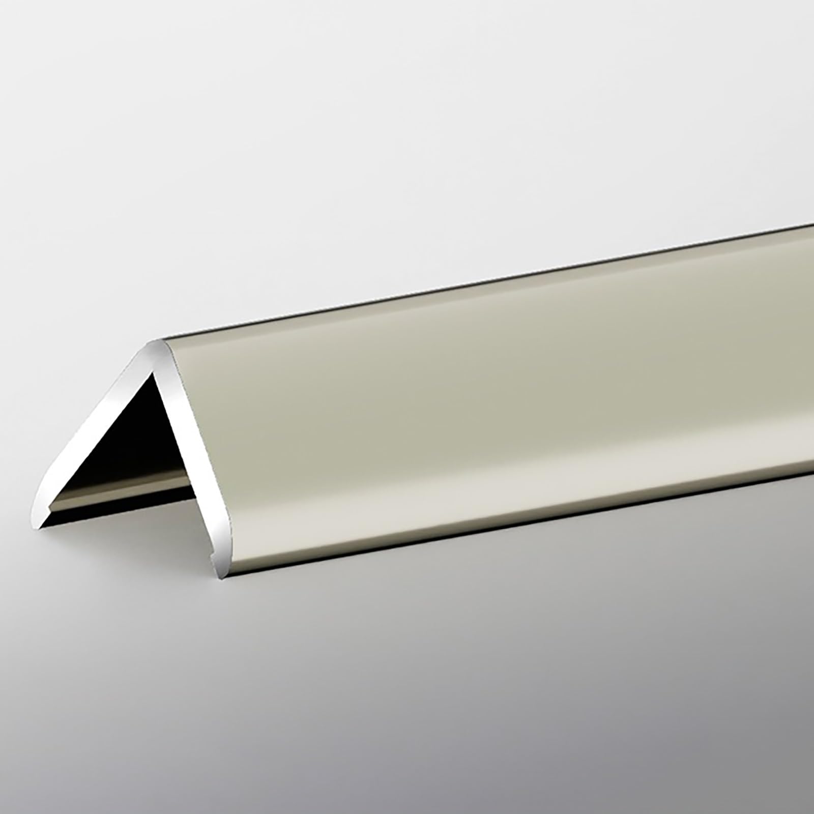 Raouoae Premium Wall Corner Guard 125 Cm*2 Pieces Wall Trim Durable Edge Protection Profile, Aluminum Angle Strip For Protecting Corners From Damage In Busy Spaces(Champagne,15 * 15mm)