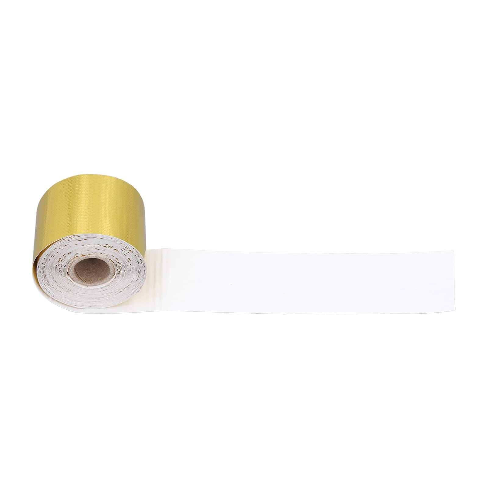 Heat Tape Self Adhesive Aluminum Foil Heat Reflective Hose Auto 2in x 32.8ft