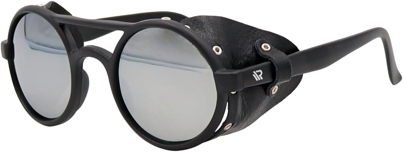 RAWIN Protective Sports Sunglasses | Fixed Leather Side Shields & Durable Frame | Built for Extreme Conditions