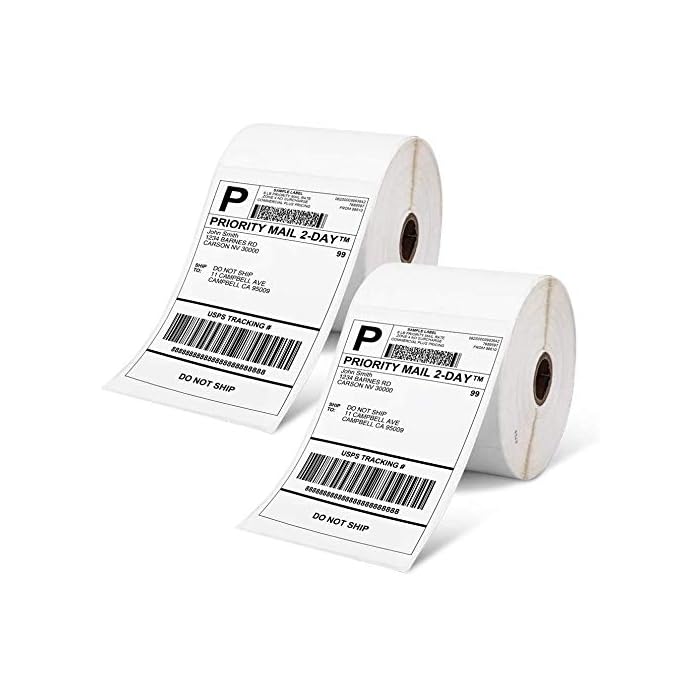 Buy Phomemo 4 x 6 inch thermal direct shipping label, 1000 pieces, 4 x