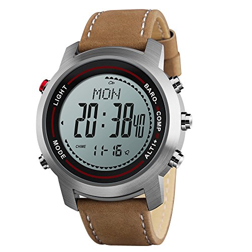 digital watch leather strap