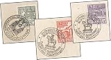 Goldhahn Markenqualität Goldhahn SBZ gestempelt mit Nr. 87-89A auf Briefstück Briefmarken für Sammler