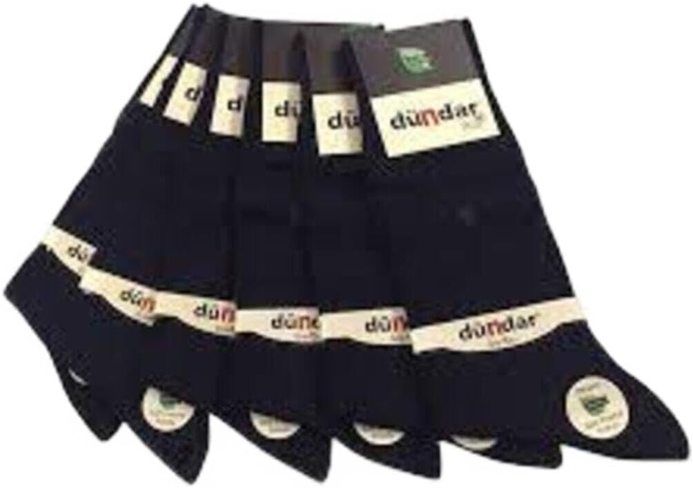 Men's 6-Pair Navy Blue Thin Summer Socks, comfortable, Moisture Wicking, Odor Resistant, Comfortable Crew Socks - Navy Blue, 40-44