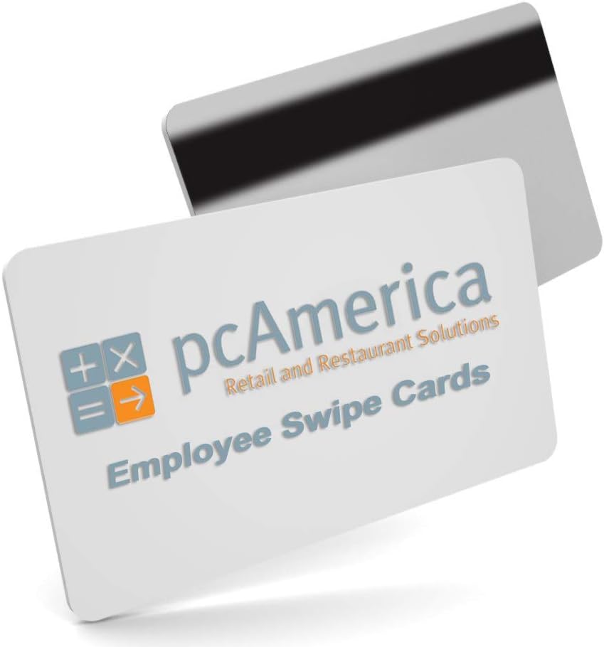 50 pcAmerica POS Server Swipe Cards + 3 Credit Card Reader Cleaning Cards