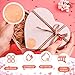 1500 Pieces 1 Inch Handmade with Love Stickers DIY Round Adhesive Labels Round Sealing Stickers Decorative Sticker Tags for Wedding Birthday Party Envelope Seals Baking Packaging Small Business