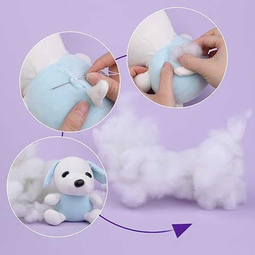 Miniatura 5 de Relleno de fibra de poliéster, relleno de fibra de 21.16 oz600 g, relleno de animales de peluche, relleno de pelusa de almohada, relleno para