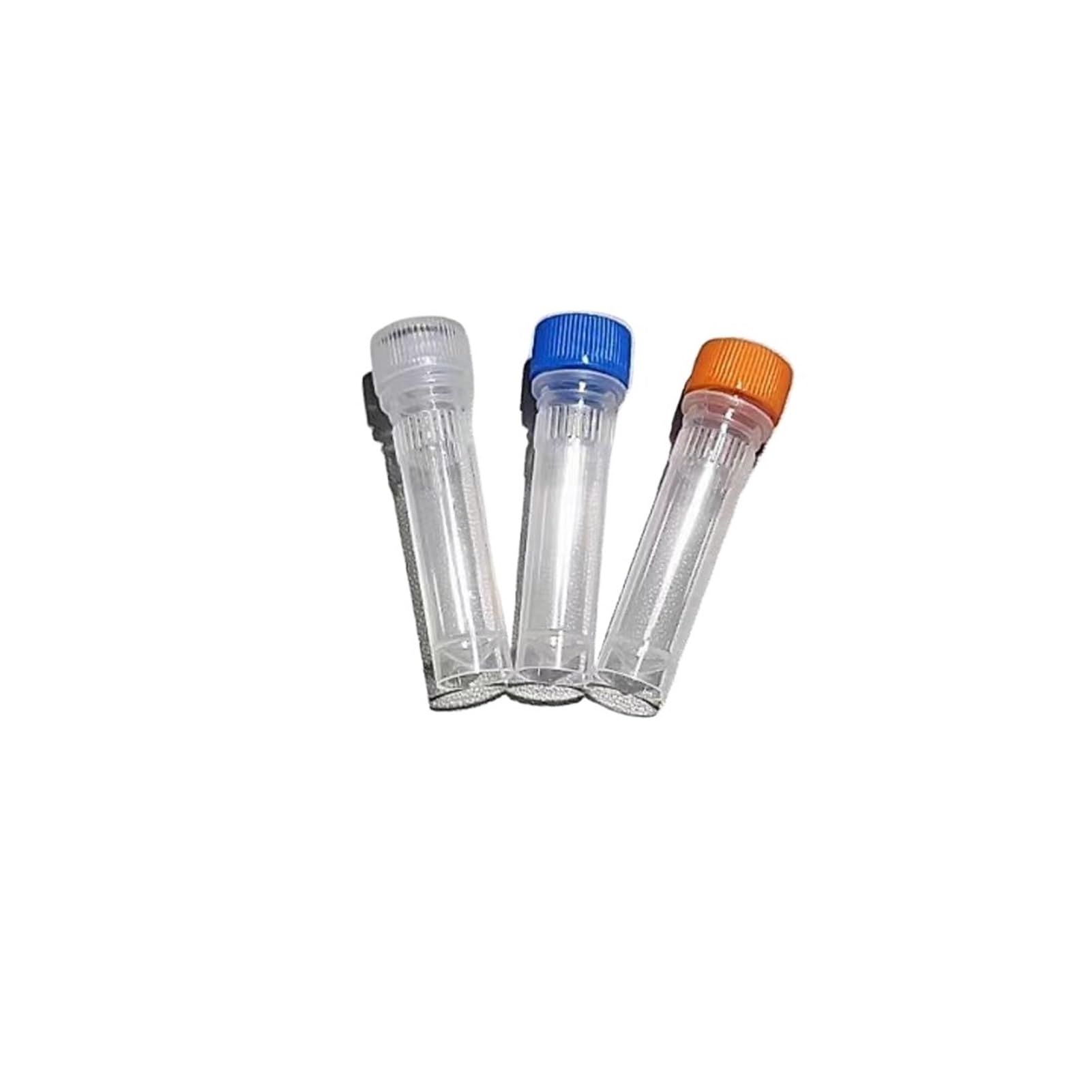 1 paquete de tubos de congelación de plástico de 1,5 ml, tubo de centrífuga criovial de muestra de fondo con junta(1000pcs)