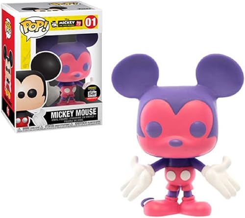 Pop Funko Disney Mickey Mouse Colorways Shop Exclusive #01 Rosa/Púrpura