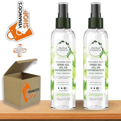 Herbal Essences Hair Spray Gel for Curly Hair, Styling Gel
