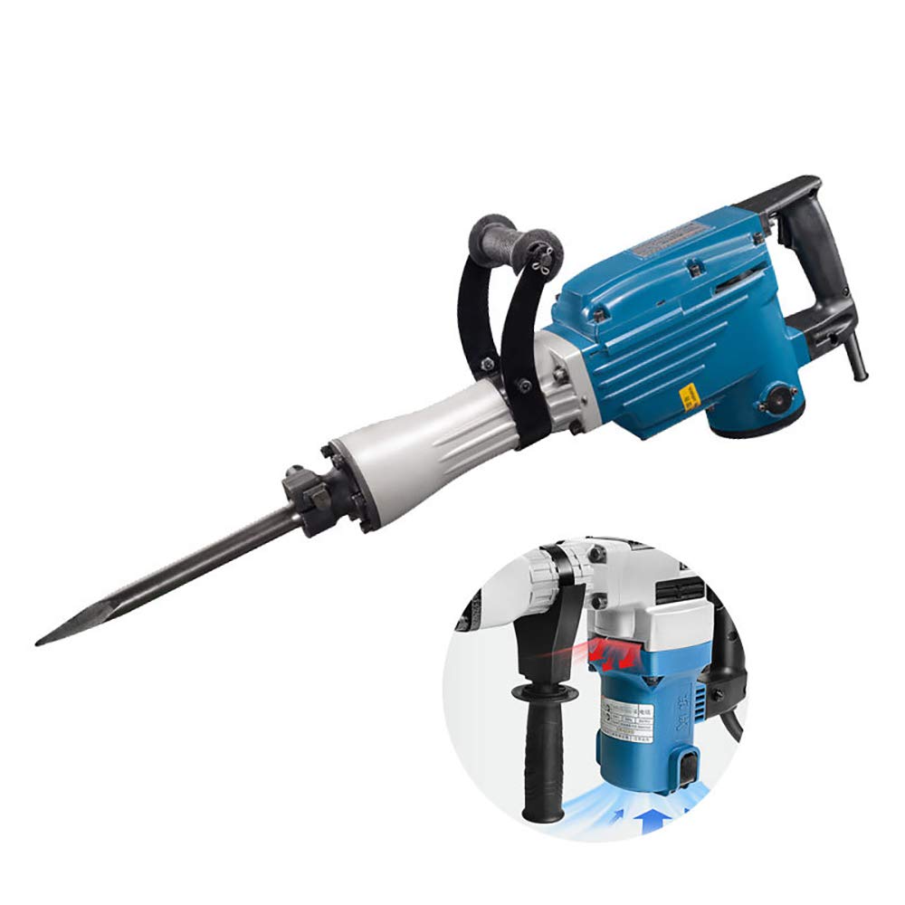 CNRGHS Electric Demolition Jackhammer Concrete Breaker, High Power Hydropower Installation Concrete Slotting Hammer, Multifunctional Single Use Electric Pickaxe