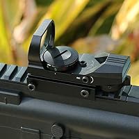 Feyachi Red Dot Visier Red Green Leuchtpunktvisier Reflex Sight mit einstellbares taktisch Rot und Grün Fadenkreuz Zielfernrohr Reflexvisier kompatibel mit 20mm/22mm Picatinny – Ansicht 5