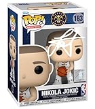 Nikola Jokic #183 Facsimile Signed Reprint Laser Autographed Funko POP! Basketball NBA: Denver Nuggets Figurine with Protector Case