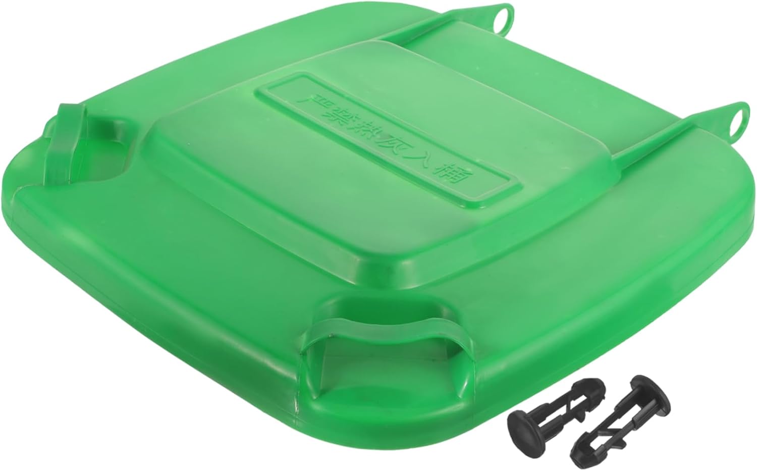 SOLUSTRE Plastic Trash Can Replacement Lid Cover Trash Bin Protector for Waste Containers Easy to Replace Green Garbage Can Top