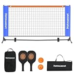 Hotnueout 5FT Small Mini Pickleball Net Set - Quick Setup Indoor/Outdoor Portable Practice Net, Net Small Equipment Training Net