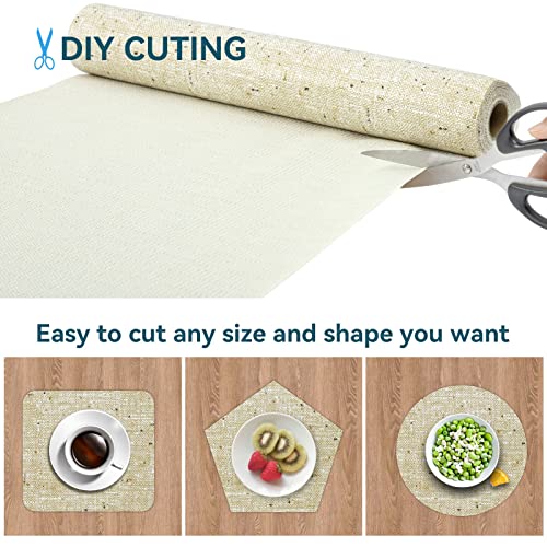 Dwellaid Shelf Liner Non Adhesive 12In X120In Kitchen Drawer Liner Pantry Liner For Shelves Cupboard Liner Kitchen Cabinet Cover Easy To Trim #TOP3