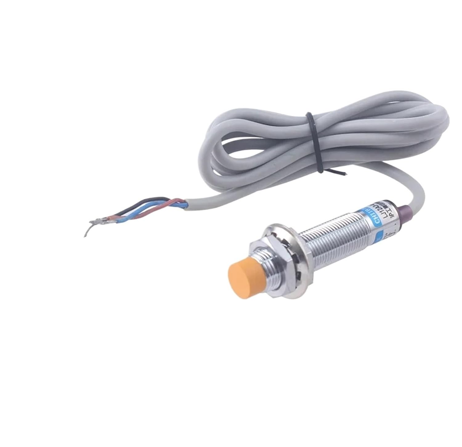 1PCS Approach Sensor inductive Proximity Sensor Switch M12 M14 M16 DC 12V AC 110V NO NC NPN PNP Detection Metal Switches(LJ14A3-5,DC NPN NO and NC)