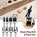 findmall 8Pcs Wood Plug Cutter Drills Bit Set (5/8