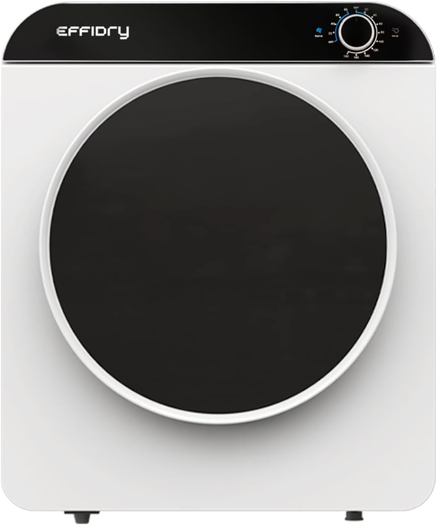 110V Portable Clothes Dryer 830W Compact Laundry Dryers 2 cu.ft Electric Machine with Stainless Steel Tub for Apartment,RVs,Dorms,12LBS drying machine Clothing Dryer secadora portatil de ropa