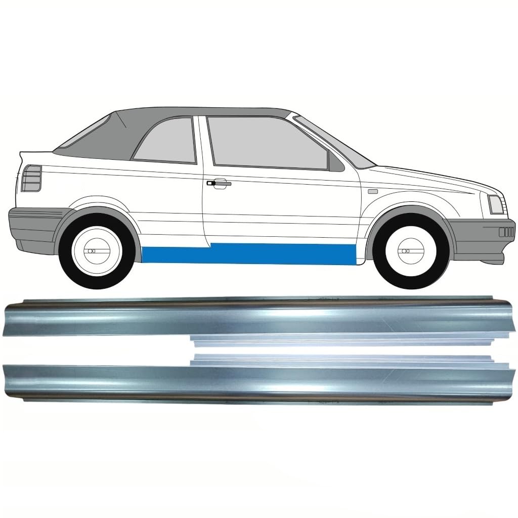 Reparaturblech Schweller für Volkswagen Golf 3 1991-1998 / Links+Rechts/Cabrio
