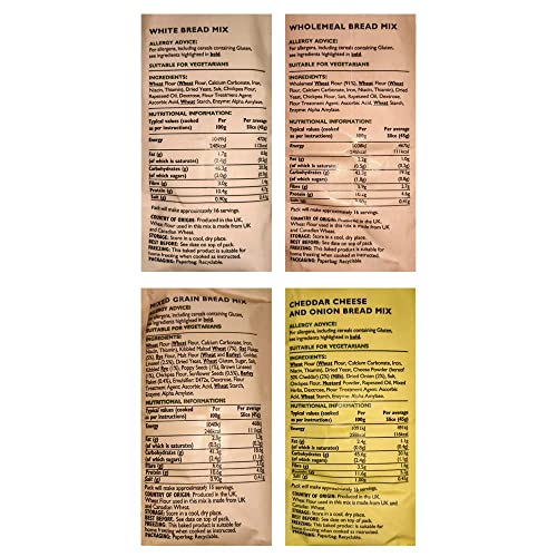 image for wrights baking Wright's Baking Bread Mix Selection Pack - Premium Whit