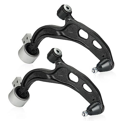 Front Lower Left & Right Control Arms w/Ball Joints Suspension Kit for 2010-2012 Ford Taurus(FWD), 2009-2012 Lincoln MKS MS401122 MS401121 (2PCs)