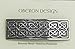Large Celtic Hair Clip, Hand Crafted Metal Barrette Made in the USA with a Large 80mm Clip by Oberon Design