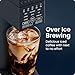 Chefman Caffeinator Single Serve Coffee Maker, Brew Kcups & Grounds, Drip Coffee Machine with Brew Strength Settings, Iced Coffee Function, 48 oz. Removable Water Reservoir