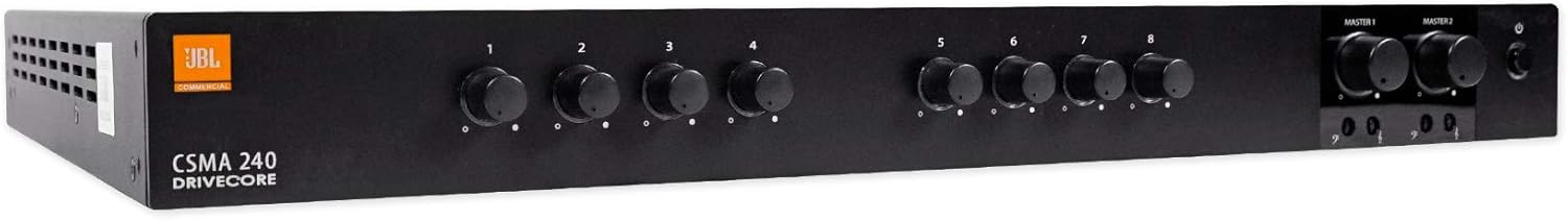 JBL Professional CSMA240 Commercial Series Two-Channel 40-Watt Powered Audio Mixer/Amplifier