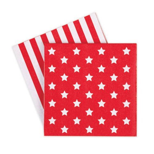 Paper Eskimo 20Pack Napkins, Red Star Amazon.in Home & Kitchen