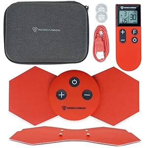 Wireless TENS Unit for Pain Relief, Portable and Rechargeable, 15 Modes Electronic Muscle Stimulator Recovery, PMS Menstrual Pain Relief with Remote Control