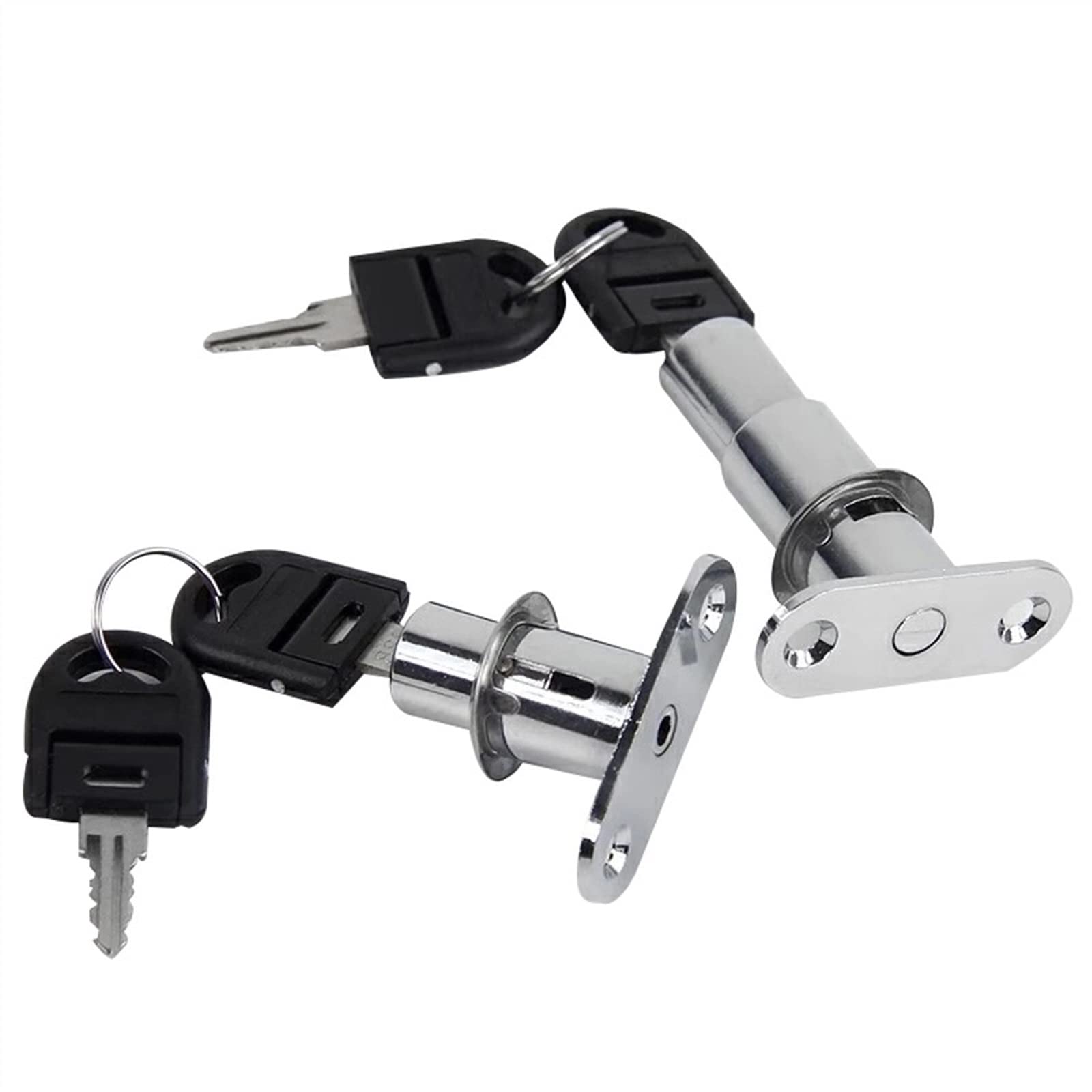 Utili serrature a cilindro a camma 23/32mm linguetta porta chiavistello armadio in legno armadio porta scorrevole con chiave hardware for mobili in lega 1 pezzo (Size : 32mm)