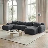 BLUON HOME Bigsofas XXL, espuma de alta elasticidad (gris)