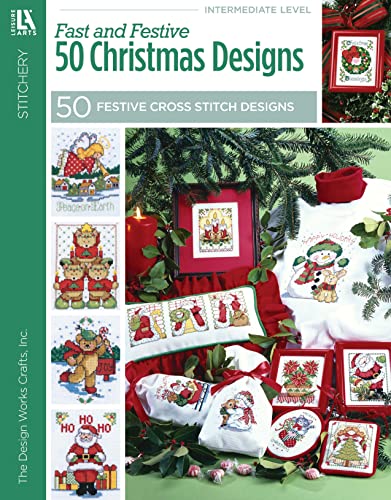 Fast & Festive: 50 Christmas Designs: 50 Festive Cross Stitch Designs book cover
