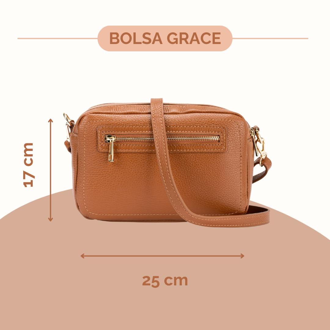 Torba na ramię kobiety z dwiema przegródkami, torebka damska 100% Prawdziwa skóra Made in Italy z podwójnym zawiasem, regulowany pasek na ramię i przednia kieszeń, torba damska pasek na ramię, torba, Skóra
