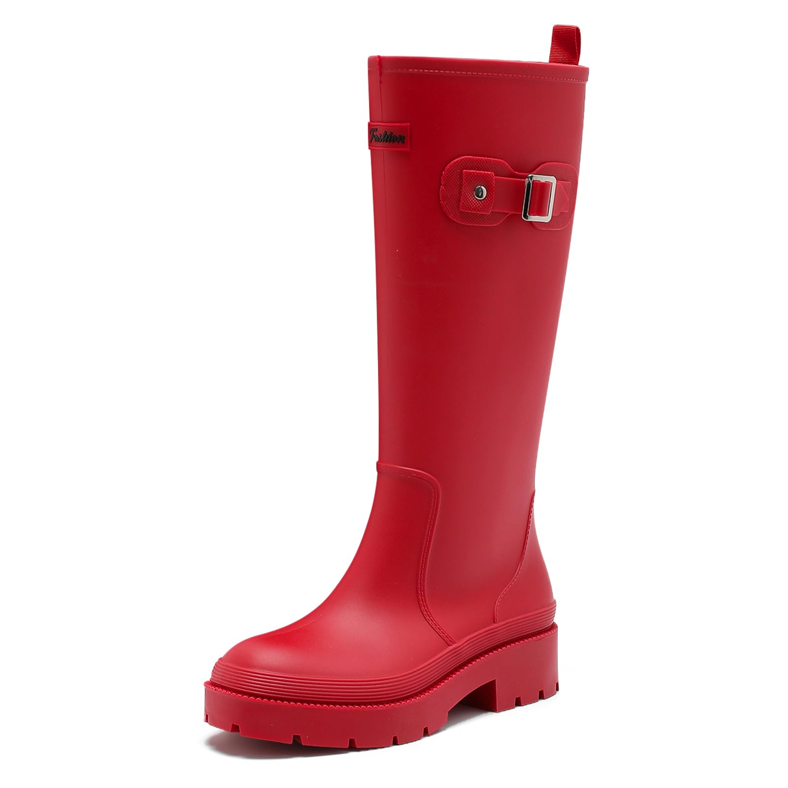 Yenxapei Stivali Gomma Pioggia Donna, Impermeabile Alti Boots, Leggero Galosce Per Esterni Stivaletti Da Pesca