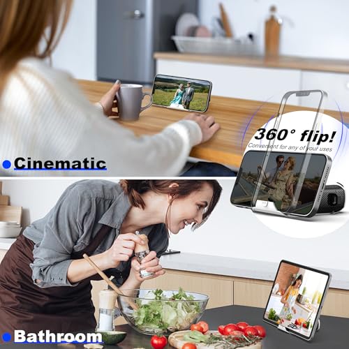 Image of RFUNGUANGO AirPods 3 Case with Lock Magnetic Lid Phone Stand, White