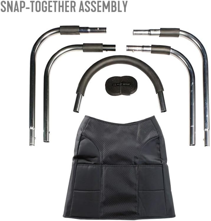 Miniatura 3 de Able Life - Riel acolchado con bolsa organizadora para personas mayores, diseño apto para viajes, se adapta a la mayoría de camas King, Queen,