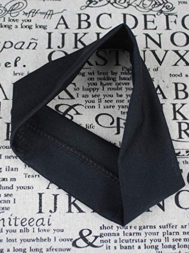 pedkit Faixa de cabelo masculina e feminina de cor sólida faixa larga elástica ioga esportes acessór