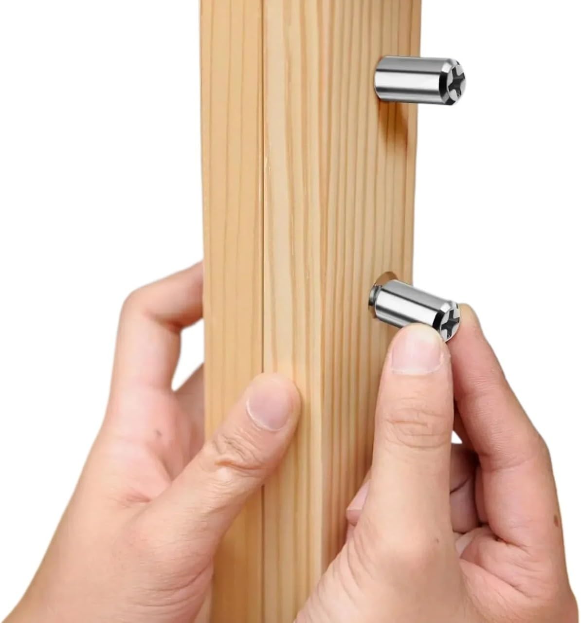 Wholesale Cross Pegs Shelf Pins Self Tapping Screw DIY Cabinet Bracket Laminate Support with Non-Slip Sleeve Furniture Holder(100Set (200PCS))