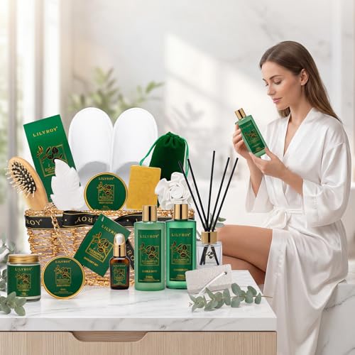 Image of Spa Skin Care Gifts Set - 18Pcs Luxurious Spa Gift Baskets for Women & Men