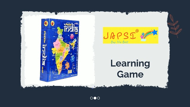 Buy JAPSI Educational India Map Puzzle, 100 Pieces, States and