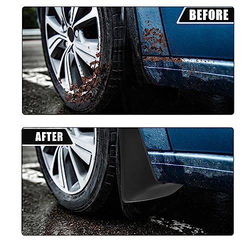 Image of ACROPIX Front and Rear Mud Flaps Splash Guards Fit for Honda Accord - Pack of 4 Black