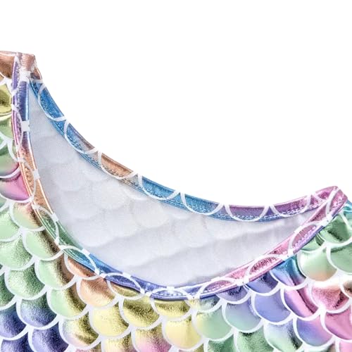 Toddler Girl Mermaid Tulle Tutu Birthday Party Dress Easter Halloween Summer SleevelessTank Sundress4