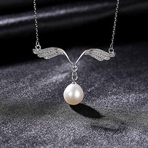 Collier pendentif en perles de culture véritables bijou quotidien chic pour femme