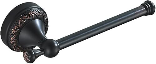 Miniatura 11 de Barra doble para toallas de bronce aceitado frotado de latón, ajustable de 15.5 a 27.5 pulgadas, soporte de barra para toallas de baño para portador