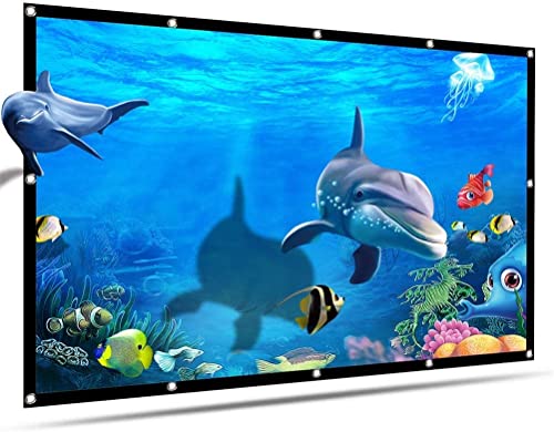 Pantalla de proyección portátil de 100 pulgadas 16:9