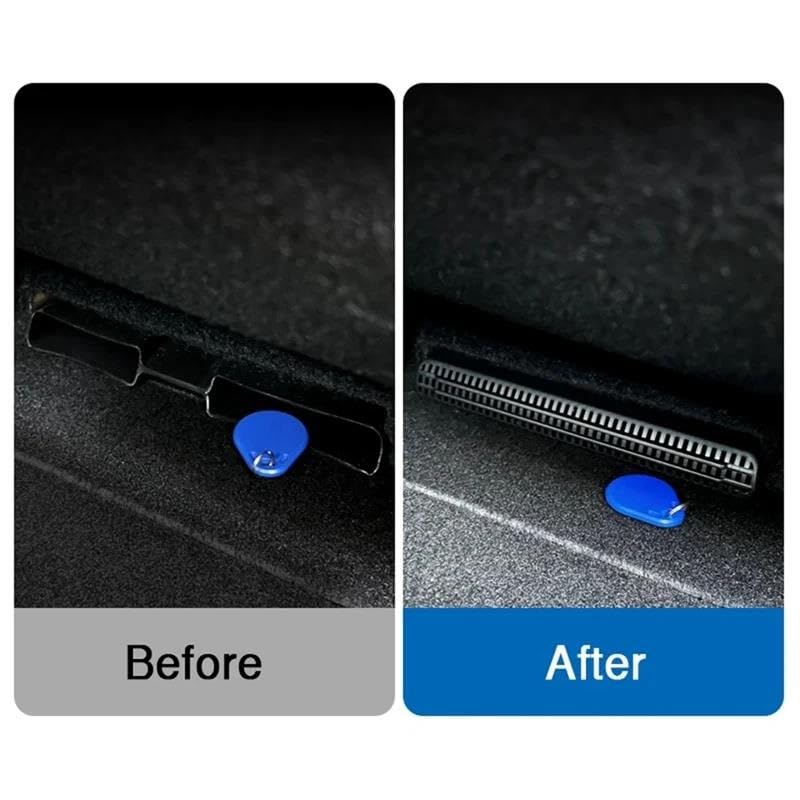 車用シート下エアベントアウトレットグリルカバー内装 に適合する スマート に適合する エルフ1 2022 2023用 MENSUNU