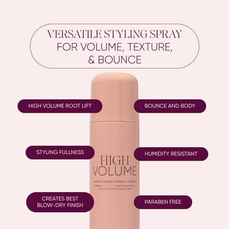 NAK Signature High Volume Texturizing Hair Spray 150g - Volumizing, Root Lifting & Texture Boost for All Hair Types with Heat Protection